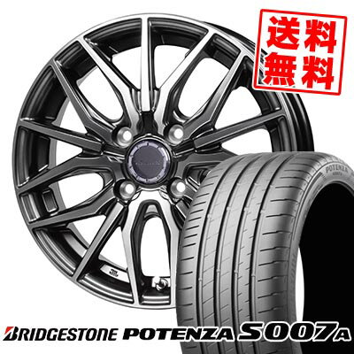 205/40R17 84Y XL BRIDGESTONE ブリヂストン POTENZA S007A Precious AST M4 プレシャス アストM4 サマータイヤホイール4本セット 【取付対象】