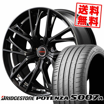 215/40R18 89Y XL BRIDGESTONE ブリヂストン POTENZA S007A ポテンザ S007A VERTEC ONE GLAIVE ヴァーテックワン グレイブ サマータイヤホイール4本セット