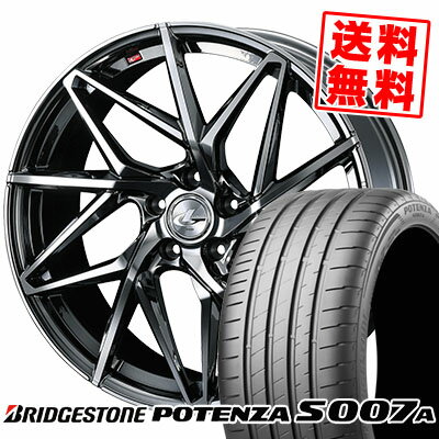 235/30R20 88Y XL BRIDGESTONE ブリヂストン POTENZA S007A ポテンザ S007A LEONIS IT レオニス IT サマータイヤホイール4本セット