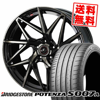 235/30R20 88Y XL BRIDGESTONE ブリヂストン POTENZA S007A ポテンザ S007A LEONIS IT レオニス IT サマータイヤホイール4本セット