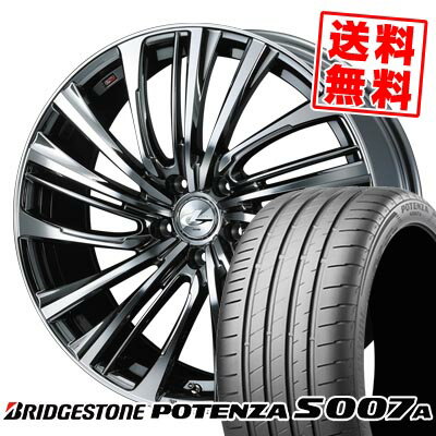 245/40R20 99Y XL ブリヂストン POTENZA S007A LEONIS FR サマータイヤホイール4本セット 【取付対象】