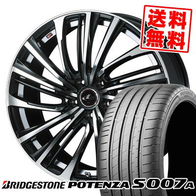235/30R20 88Y XL ブリヂストン POTENZA S007A LEONIS FR サマータイヤホイール4本セット 【取付対象】