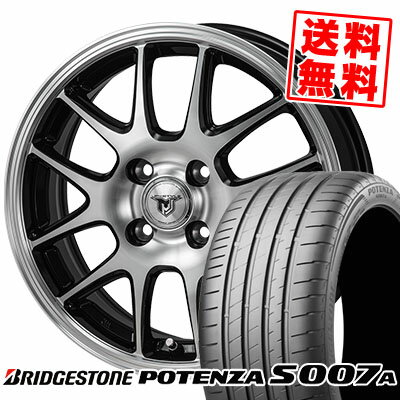 205/40R17 84Y XL BRIDGESTONE ブリヂストン POTENZA S007A ポテンザ S007A JP STYLE MJ02 JPスタイル MJ02 サマータイヤホイール4本セット