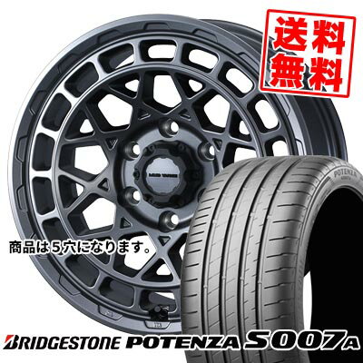 215/40R18 89Y XL ブリヂストン POTENZA S007A MUDVANCE X Type M サマータイヤホイール4本セット 【取付対象】