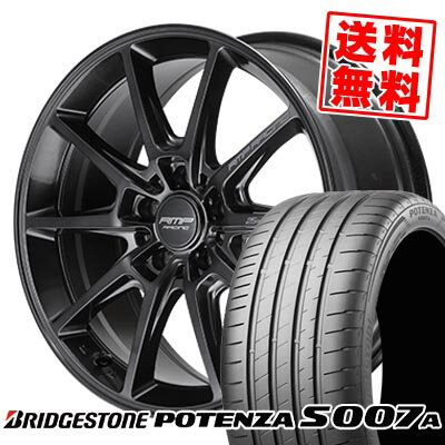 205/50R17 93Y XL BRIDGESTONE ブリヂストン POTENZA S007A RMP RACING R25 Plus RMPレーシング R25プラス サマータイヤホイール4本セット 【取付対象】