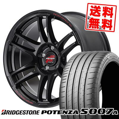 215/40R18 89Y XL BRIDGESTONE ブリヂストン POTENZA S007A RMP RACING R26 RMPレーシング R26 サマータイヤホイール4本セット 【取付対象】