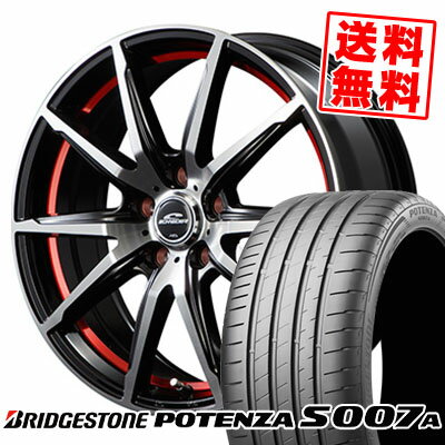 215/40R18 89Y XL BRIDGESTONE ブリヂストン POTENZA S007A ポテンザ S007A SCHNEIDER RX-02 シュナイダー RX-02 サマータイヤホイール4本セット