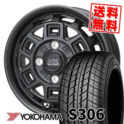 155/65R14 75S ヨコハマ S306 MAD CROSS AEVER サマータイヤホイール4本セット 【取付対象】