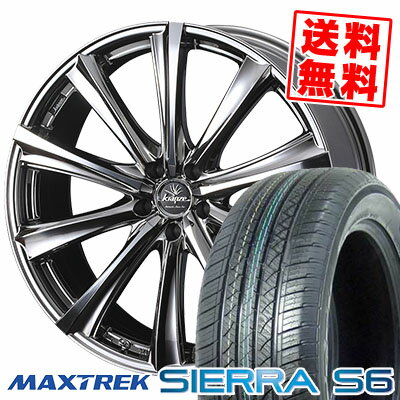 235/60R18 103H マックストレック SIERRA S6 weds Kranze Maricive 309EVO サマータイヤホイール4本セット 【取付対象】