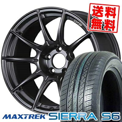 235/60R18 103H マックストレック SIERRA S6 SSR GT X01 サマータイヤホイール4本セット 【取付対象】