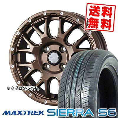 235/60R18 103H マックストレック SIERRA S6 MUDVANCE 08 サマータイヤホイール4本セット 【取付対象】