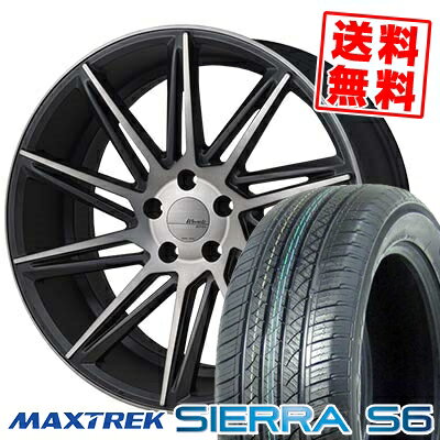 235/60R18 103H マックストレック SIERRA S6 MONZA Warwic REVOX サマータイヤホイール4本セット 【取付対象】