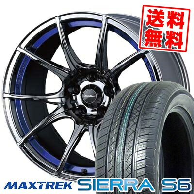 235/60R18 103H マックストレック SIERRA S6 wedsSport SA-10R サマータイヤホイール4本セット 【取付対象】