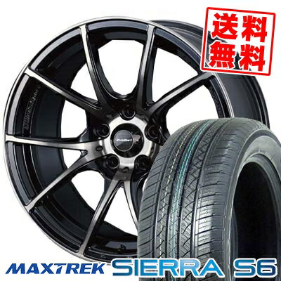 235/60R18 103H マックストレック SIERRA S6 wedsSport SA-10R サマータイヤホイール4本セット 【取付対象】