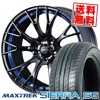 235/60R18 103H マックストレック SIERRA S6 WedsSport SA-20R サマータイヤホイール4本セット 【取付対象】
