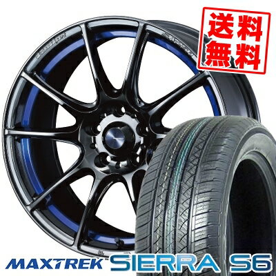 235/60R18 103H マックストレック SIERRA S6 WedsSport SA-25R サマータイヤホイール4本セット 【取付対象】