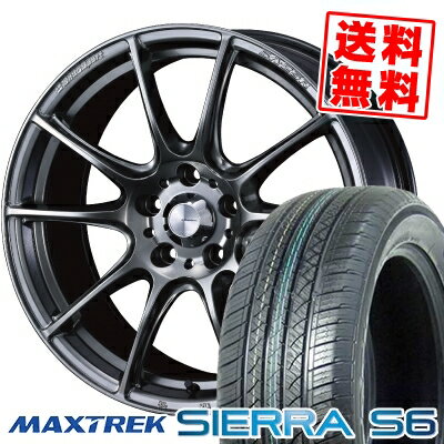 235/60R18 103H マックストレック SIERRA S6 WedsSport SA-25R サマータイヤホイール4本セット 【取付対象】