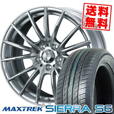 235/60R18 103H マックストレック SIERRA S6 WedsSport SA-35R サマータイヤホイール4本セット 【取付対象】