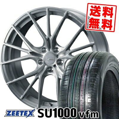 235/60R18 107W XL ジーテックス ZEETEX SU1000 vfm WEDS F ZERO FZ-1 サマータイヤホイール4本セット 【取付対象】