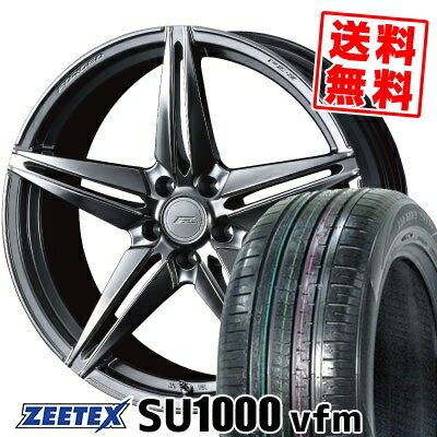 235/60R18 107W XL ジーテックス ZEETEX SU1000 vfm WEDS F ZERO FZ-3 サマータイヤホイール4本セット 【取付対象】