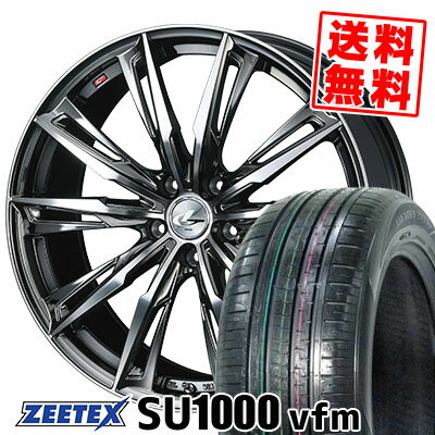 235/60R18 107W XL ジーテックス ZEETEX SU1000 vfm WEDS LEONIS GX サマータイヤホイール4本セット 【取付対象】