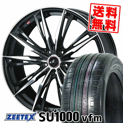 235/60R18 107W XL ジーテックス ZEETEX SU1000 vfm WEDS LEONIS GX サマータイヤホイール4本セット 【取付対象】