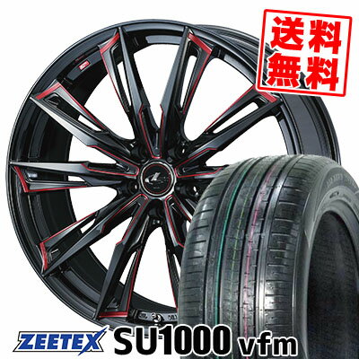 235/60R18 107W XL ジーテックス ZEETEX SU1000 vfm WEDS LEONIS GX サマータイヤホイール4本セット 【取付対象】