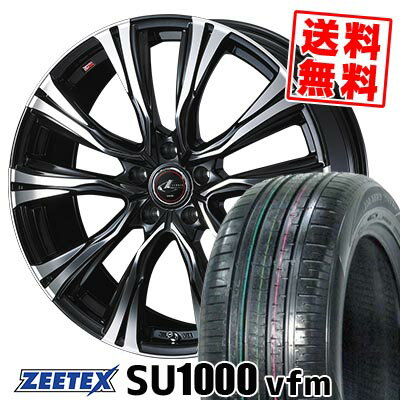 235/60R18 107W XL ジーテックス ZEETEX SU1000 vfm WEDS LEONIS VR サマータイヤホイール4本セット 【取付対象】