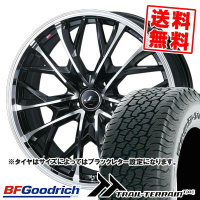 235/60R18 107H XL BFグッドリッチ TRAIL-TERRAIN T/A LEONIS MV サマータイヤホイール4本セット 【取付対象】
