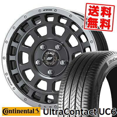 205/55R16 91V コンチネンタル UltraContact UC6 CRAG T-GRABIC サマータイヤホイール4本セット 【取付対象】