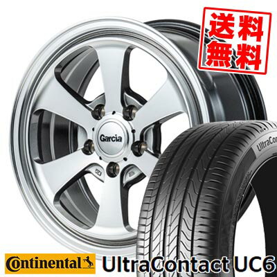205/55R16 91V コンチネンタル UltraContact UC6 Garcia Dallas6 サマータイヤホイール4本セット 【取付対象】