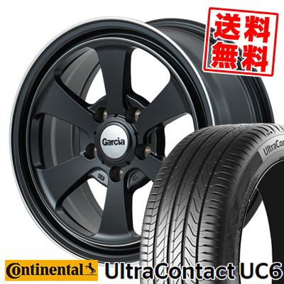 205/55R16 91V コンチネンタル UltraContact UC6 Garcia Dallas6 サマータイヤホイール4本セット 【取付対象】