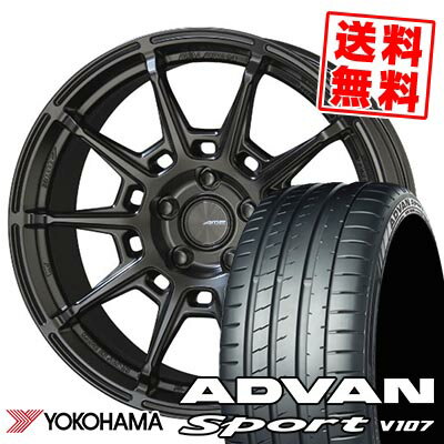 235/35R19 91Y YOKOHAMA ヨコハマ ADVAN Sport V107 GALERNA REFINO ガレルナ レフィーノ サマータイヤホイール4本セット 【取付対象】