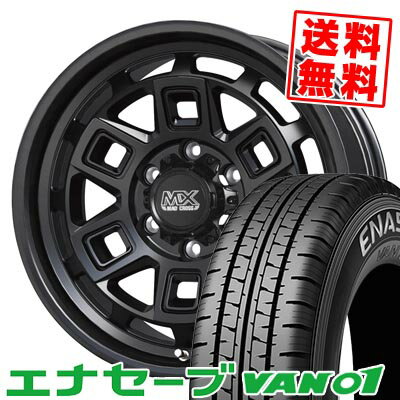 215/70R15 107/105L ダンロップ ENASAVE VAN01 MAD CROSS AEVER サマータイヤホイール4本セット 【取付対象】