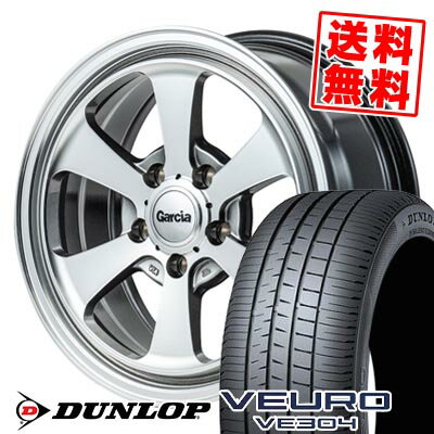 215/65R16 98H ダンロップ VEURO VE304 Garcia Dallas6 サマータイヤホイール4本セット 【取付対象】