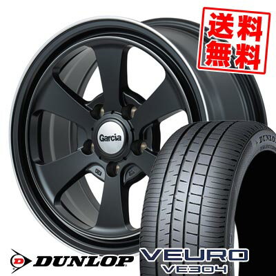 205/55R16 91V ダンロップ VEURO VE304 Garcia Dallas6 サマータイヤホイール4本セット 【取付対象】
