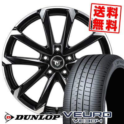 225/45R17 94W XL DUNLOP ダンロップ VEURO VE304 JP STYLE MJ-V ジェイピースタイル MJ-V サマータイヤホイール4本セット 【取付対象】