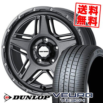 205/55R16 91V ダンロップ VEURO VE304 MUDVANCE 07 サマータイヤホイール4本セット 【取付対象】