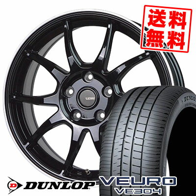 205/55R16 91V ダンロップ VEURO VE304 G-SPEED P-06 サマータイヤホイール4本セット 【取付対象】