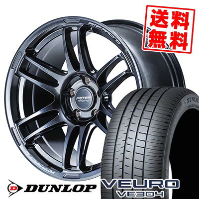 225/40R18 92W XL DUNLOP ダンロップ VEURO VE304 RMP RACING R26 RMPレーシング R26 サマータイヤホイール4本セット 【取付対象】