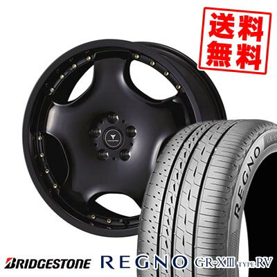225/60R18 100H ブリヂストン REGNO GR-X3 TYPE RV NOVARIS ASSETE D1 サマータイヤホイール4本セット 【取付対象】