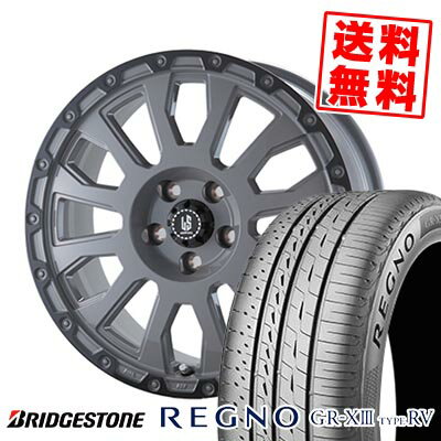 235/50R18 101V XL ブリヂストン REGNO GR-X3 TYPE RV LA STRADA AVENTURA サマータイヤホイール4本セット 【取付対象】