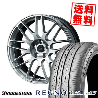 235/50R18 101V XL ブリヂストン REGNO GR-X3 TYPE RV Delmore LC.S サマータイヤホイール4本セット 【取付対象】