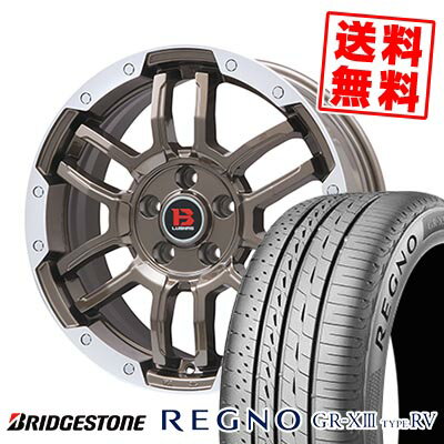 225/60R18 100H ブリヂストン REGNO GR-X3 TYPE RV B-LUGNAS FRD サマータイヤホイール4本セット 【取付対象】