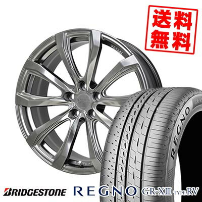 225/60R18 100H ブリヂストン REGNO GR-X3 TYPE RV Stich LEGZAS FORGED FS-01 サマータイヤホイール4本セット 【取付対象】
