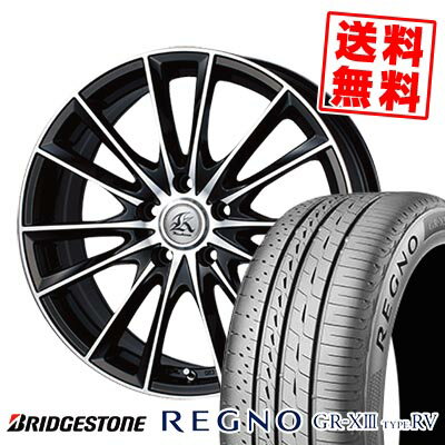 225/60R18 100H ブリヂストン REGNO GR-X3 TYPE RV Kashina FV7 サマータイヤホイール4本セット 【取付対象】