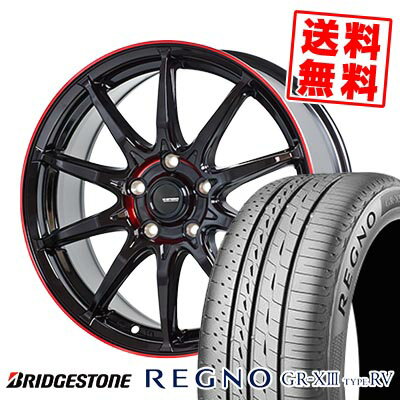 225/60R18 100H ブリヂストン REGNO GR-X3 TYPE RV G SPEED P-05R サマータイヤホイール4本セット 【取付対象】