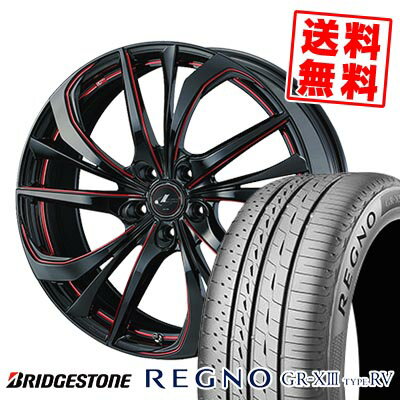 235/50R18 101V XL ブリヂストン REGNO GR-X3 TYPE RV weds LEONIS TE サマータイヤホイール4本セット 【取付対象】