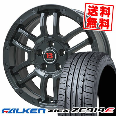 205/55R16 94W XL FALKEN ファルケン ZIEX ZE914F ジークス ZE914F B-LUGNAS FRD Bラグナス FRD サマータイヤホイール4本セット【取付対象】