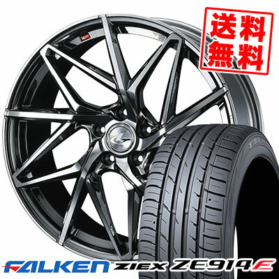 215/45R17 91W FALKEN ファルケン ZIEX ZE914F ジークス ZE914F LEONIS IT レオニス IT サマータイヤホイール4本セット【取付対象】